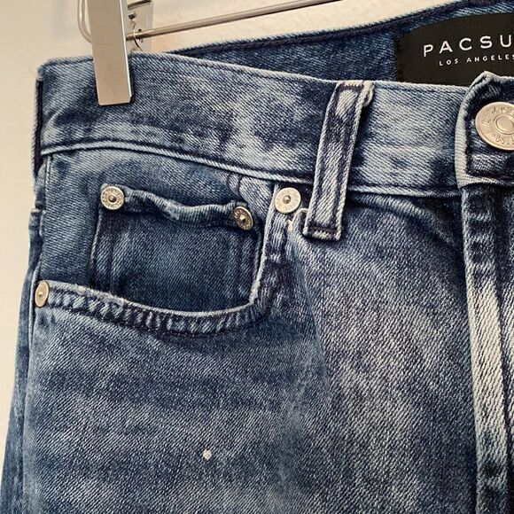 Pacsun Distressed Destroyed Skinny Jeans Size 28x30 - Picture 5 of 11